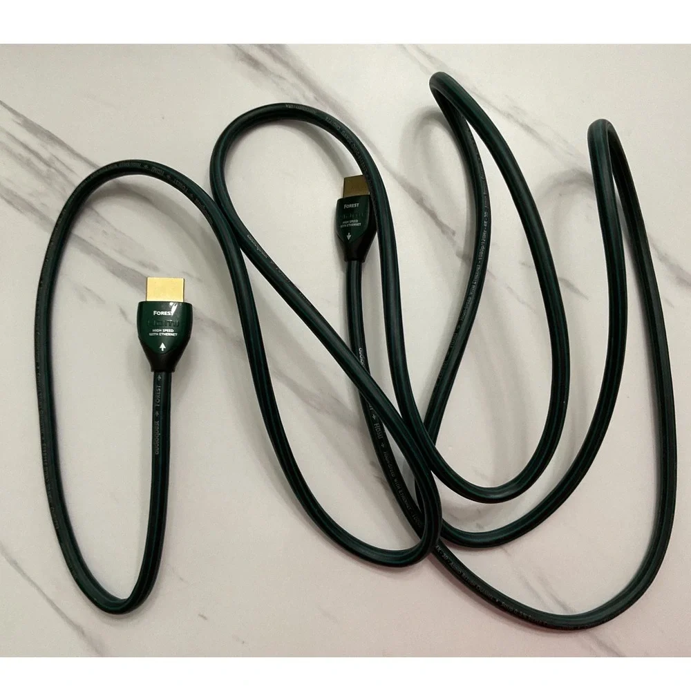 AudioQuest Forest High Speed HDMI Cable 4K 3D 30AWG Solid 0.5% Silver Conductor